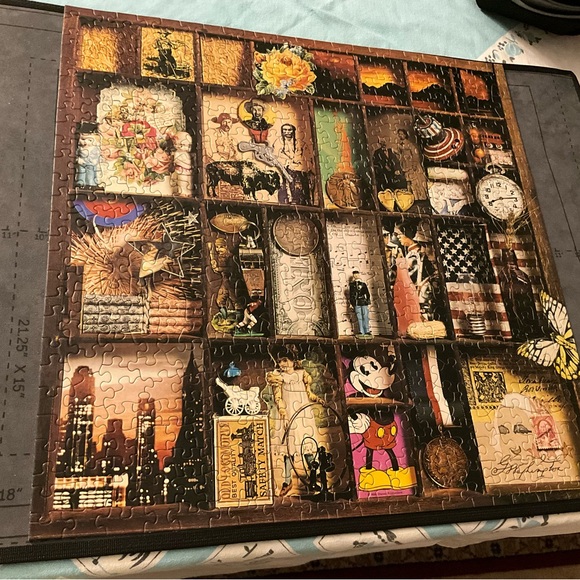 VTG American Spirit Collage 500 pc Puzzle - Picture 8 of 8